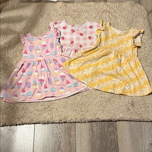 (3) Toddler Children Place Dresses